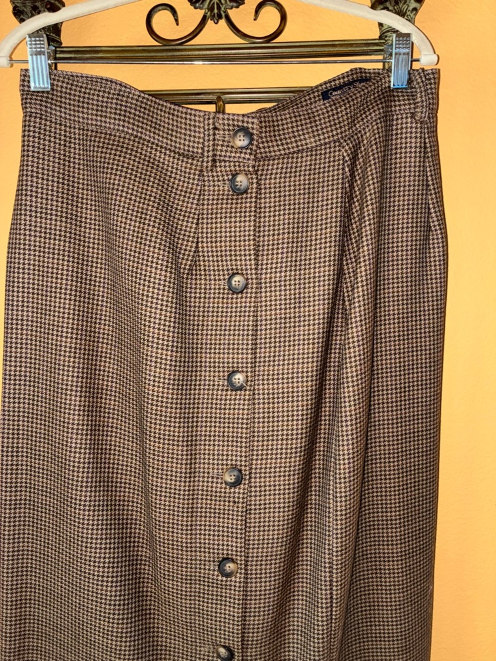 Vintage Country Shop Camel Hair Skirt - Picture 2 of 6